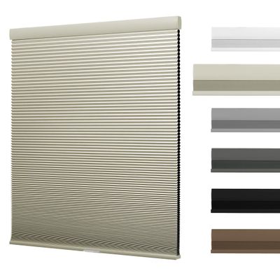 HOTSOON Cordless Cellular Shades for Windows Blackout Honeycomb Blinds Easy to Install Noise Reduction Thermal Insulated for Home, Blackout-Beige, 77" W x 56" H