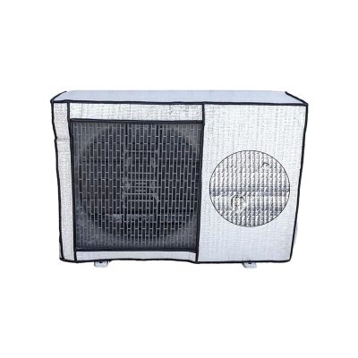 Mini Split Air Conditioner Aluminum Foil Cover For Outside, Compressor Units Waterproof AC Cover With Vent Mesh And Strap For Outdoor Mini Split System AC Unit(84*59*32cm)