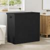 WOWLIVE 180L Laundry Hamper with Lid 3 Section,Large Laundry Basket with Removable Bags and Handles,Collapsible Dirty Clothes Hampers for Laundry,Laundry Basket Organizer for Laundry Room,Dorm,Black view 3