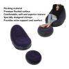 S03 Inflatable Loungers Air Sofa, Graffiti Flocking Surface, with Foot Stool, Foldable Blow Up Sofa, 45.7in L 32.7in W 37.8in H (Dark Blue) view 3