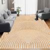 10x13 Handmade Andie Area Wool Area Rug | Natural Anthropologie Beige White Rectangle Carpet Rug | Hand Tufted 11x13, 9x12, 12x18, 10x10 Contemporary Rugs | Geometric Floor Bed Room Rug view 2