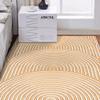 10x13 Handmade Andie Area Wool Area Rug | Natural Anthropologie Beige White Rectangle Carpet Rug | Hand Tufted 11x13, 9x12, 12x18, 10x10 Contemporary Rugs | Geometric Floor Bed Room Rug view 4