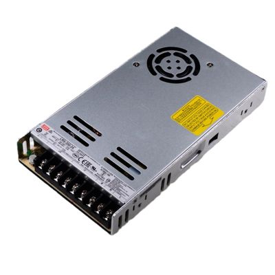 Mean Well LRS 350W Switching Power Supply AC/DC Single Output LRS-350-24 14.6A Power Supply Driver Transformer for 3D Printer Computer Project LED Strip Light CCTV etc