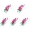 ABOOFAN 5pcs Grape Pendant Artificial Fruit Fake Fruit Xmas Tree Ornament Home Supplies Beaded Grape Ornament Party Decoration Wedding Hanging Ornament Acrylic Grape Ornament Home, Purplex5pcs view 1