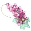 ABOOFAN 5pcs Grape Pendant Artificial Fruit Fake Fruit Xmas Tree Ornament Home Supplies Beaded Grape Ornament Party Decoration Wedding Hanging Ornament Acrylic Grape Ornament Home, Purplex5pcs view 2