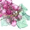 ABOOFAN 5pcs Grape Pendant Artificial Fruit Fake Fruit Xmas Tree Ornament Home Supplies Beaded Grape Ornament Party Decoration Wedding Hanging Ornament Acrylic Grape Ornament Home, Purplex5pcs view 4