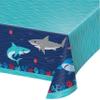 Trendware Shark Party Paper Tablecloths, 3 Count view 1