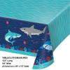 Trendware Shark Party Paper Tablecloths, 3 Count view 2