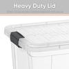 Superio Storage Bins with Lids- 4 Pack, 1.85 Qt Clear Boxes for Organizing, Stackable Plastic Containers- BPA Free, Non-Toxic, Odor Free, Organizer for Home, Office, Dorm view 4