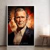 01September George W. Bush Poster, George W. Bush Wall Art, USA Presidents Poster, US History, Patriotic Wall Decor for Office, Home, Living Room - George W. Bush Print (UNFRAMED), 12x18 view 2