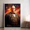 01September Warren G. Harding Poster, Warren G. Harding Wall Art, USA Presidents Poster, US History, Patriotic Wall Decor for Office, Home, Living Room - Warren G. Harding Print (UNFRAMED) view 2