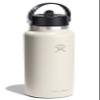 Hydro Flask Water Bottle - Insulated Stainless Steel - Wide Straw Lid, Non Spill, Leakproof in 40 Oz Ivory view 2