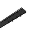 GZDXBF Double Row Ceiling Curtain Track (Ceiling Mounted) Sliding Curtain Rail for Living Room Bedroom Room Divider Conjoined Double Curtain Tracks System(Black,130cm/51.1in) view 1