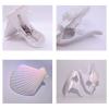 Psdndeww ABS Clip Shell/Conch Shaped Towel Clamps Colorful Retaining Clip Chair Attachments for Beach view 4