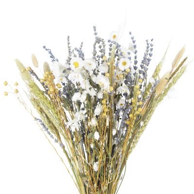 CISDUEO Dried Flowers Bouquet Dried Daisy Flowers Natural Lavender Bundles Dried Gerber Daisies Flowers Bunny Tails Wheat Stalks Floral Arrangements for Wedding Table Centerpiece Decor Farmhouse DIY