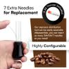 XpressoLife WDT Tool  Espresso Distribution Tools, Black Aluminum Alloy Handle with Stand, Coffee Mixer, and 10 Stainless Steel Needles view 4