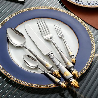 silverware set for 6, 30-piece heavy stainless steel flatware utensils cutlery set, Including fork knife spoon sets, gift package for wedding housewarming birthday