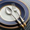 silverware set for 6, 30-piece heavy stainless steel flatware utensils cutlery set, Including fork knife spoon sets, gift package for wedding housewarming birthday view 3