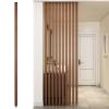Privacy Screen Room Divider Wall Partition Room Divider Floor to Ceiling Wooden Slats - 2ft/3ft/4ft/5ft/6ft/7ft/8ft Tall Screen Partition Post Living Room Simple Modern Entrance Restaurant Office Holl view 1