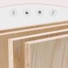 BK&MF Simple Modern Leather Nightstand,Creative Luxury Bedside Table Sturdy Wooden Frame Minimalist Storage Cabinet for Bedroom Nursery,A,50x40x53cm(20x16x21inch) view 2