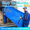 KGBNYSS Mattress Bags for Moving Reusable Extra Thick Mattress Protection Cover with Heavy Duty Handles and Strong Zipper - King, Queen, Full, Twin Size Mattress(196x38x145cm) view 3