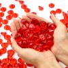 LYFJXX Fake Diamond Christmas Decoration, 280 pcs Red 20 mm Acrylic Diamond for Table Scatters Vase Fillers view 3