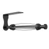 SetSail Paper Towel Holder, Single Hand Operable Paper Towel Holder Under Cabinet with Adjustable Damper, Easy Tear, Wall Mount, Self-Adhesive or Drilled for Kitchen Bathroom, Black view 1