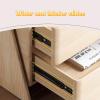 BK&MF Simple Modern Leather Nightstand,Creative Luxury Bedside Table Sturdy Wooden Frame Minimalist Storage Cabinet for Bedroom Nursery,D,50x40x53cm(20x16x21inch) view 3
