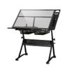 KOHARA Drawing Table Height Adjustable Drawing Desk, Tiltable Craft Table with Storage, Large Art Desk, for Home Office Drafting Table beautiful scenery view 1