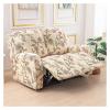 HomeLoft Basics Armchair Covers 1/2/3 Seater Recliner Sofa Seat Covers Fabric Couch Slipcover Non-Slip Furniture Protector, Elastic Spandex Soft Recliner Chair Protectors with Side Pocket view 2