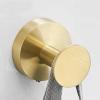 ACFFVBW Coat Hooks,Coat Hanger Hooks, Towel Hooks Bathroom Hook Wall Towel Hooks 2 Pack Gold Coat Hooks Heavy Duty Robe Hook Holder for Bathroom Kitchen Garage Home Hotel Office Cabinet,C(C) view 2