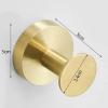 ACFFVBW Coat Hooks,Coat Hanger Hooks, Towel Hooks Bathroom Hook Wall Towel Hooks 2 Pack Gold Coat Hooks Heavy Duty Robe Hook Holder for Bathroom Kitchen Garage Home Hotel Office Cabinet,C(C) view 3