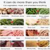 3.5mm,Commercial Meat Cutter Slicer Cutting Machine Cube Shredded Meat 850W 130KG/H Electric Lamb Slicer Bread Ham Commercial Meat Slicer, for Family and Commercial Use view 3
