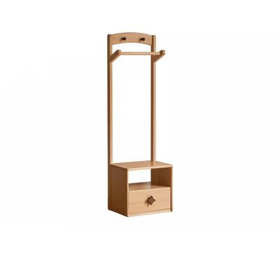 EHVYBDX Entryway Coat Rack Small Clothes Storage Rack Bedroom Home Bedside Table Wooden Coat Rack Floor-standing Clothes Rack Freestanding