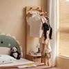 EHVYBDX Entryway Coat Rack Small Clothes Storage Rack Bedroom Home Bedside Table Wooden Coat Rack Floor-standing Clothes Rack Freestanding view 4
