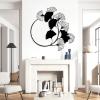 Ginkgo Leaf Metal Wall Art, Ginkgo Leaves Wall Hanging, Flower Wall Decor, Metal Flower Wall Art, Plant Wall Art, Metal Leaf Wall Decor, Wall Decor for Bedroom (White, 39"x39"|100x100cm) view 3