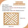 Hanging Room Divider, Partitions Panel Screen, Living Room Bedroom Restaurant Booth Wall Separator Wood Plastic Panels Hollow DIY Decor for High Ceiling Homes, 1-100 Pieces Optional(Natural b,40Pcs) view 2
