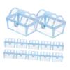 ULDIGI 12pcs Color Treasure Chest Candy Box Multi-function Storage Case for Pirate Party Favors Keepsake Box for Treats and view 1