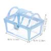 ULDIGI 12pcs Color Treasure Chest Candy Box Multi-function Storage Case for Pirate Party Favors Keepsake Box for Treats and view 2
