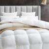 Maple&Stone Down Comforter Full Size, Heavyweight Duvet Insert with 8 Corner Tabs, Extra Fluffy Comforter with Cotton Cover, Luxury Hotel Bedding (82 x 86 Inches, White) view 2