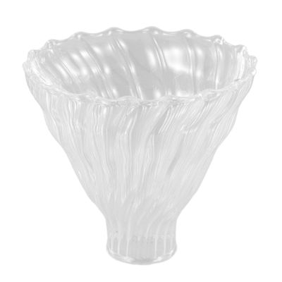 HOLIDYOYO Spiral Pattern Glass Coffee Filter Hand-poured Filter Dripper for Coffee Making Reusable Sturdy and Easy to Cle