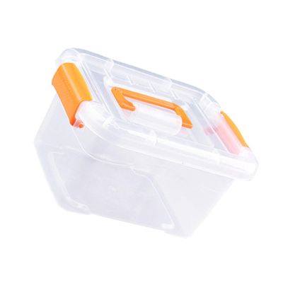 Akozon Storage Container with Closing Buckles, Storage Container Handle for Clothes (24x17x18cm / 9.4x6.7x7.1in)