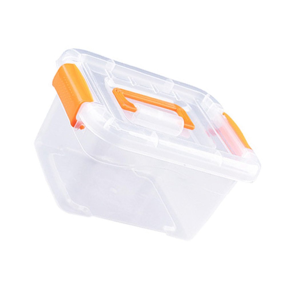 Akozon Storage Container with Closing Buckles, Storage Container Handle for Clothes (24x17x18cm / 9.4x6.7x7.1in)