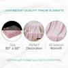 Elegant Comfort Glow in The Dark Lightweight Throw Blanket - Ultra Soft, Fuzzy and Cozy Luminous Blanket - All Season Decorative for Kids Throw Blankets, 50 X 60 inches, Star Light view 4