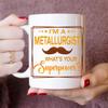 Metallurgist Mug, Metallurgist Gift, Gift for Metallurgist, Future Metallurgist Gift, Graduation Gift, Retirement Gift for Metallurgist - 11oz White Ceramic Coffee Mug - Christmas, Thanksgiving view 2