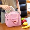 Insulated Lunch Bag for Women Men Adults Lunch Tote with Front Pocket Lunch Box Container Cooler Bag for Work Picnic (Pink) view 2