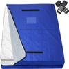 KGBNYSS Mattress Storage Bags Single Mattress Protector with Zipper and 8 Sturdy Handles, Mattress Storage Bag, Waterproof(77 x 42 x 15''), Blue view 1