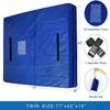 KGBNYSS Mattress Storage Bags Single Mattress Protector with Zipper and 8 Sturdy Handles, Mattress Storage Bag, Waterproof(77 x 42 x 15''), Blue view 2