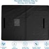 KGBNYSS Single Mattress Storage Bag Mattress Storage Bag Twin with Heavy Duty Handles, 2 Adjustable Straps and Strong Zipper, Reusable Cover for Storage House Moving, Black(200x150x41cm) view 2