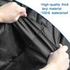 KGBNYSS Single Mattress Storage Bag Mattress Storage Bag Twin with Heavy Duty Handles, 2 Adjustable Straps and Strong Zipper, Reusable Cover for Storage House Moving, Black(200x150x41cm) view 3